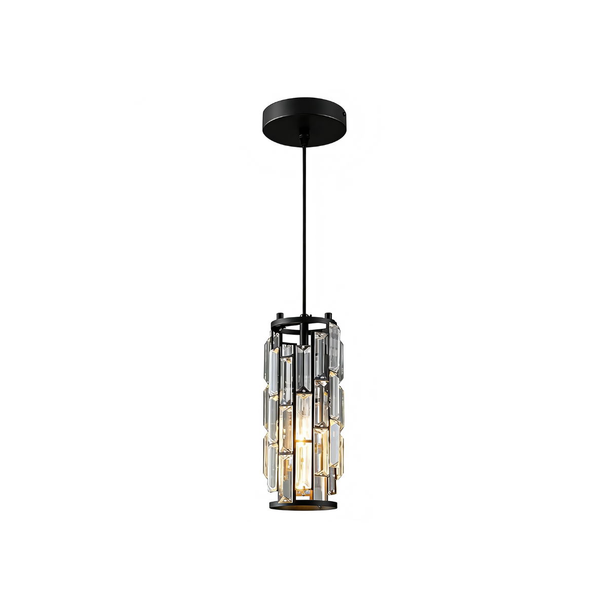 Crystal Column Pendant Light